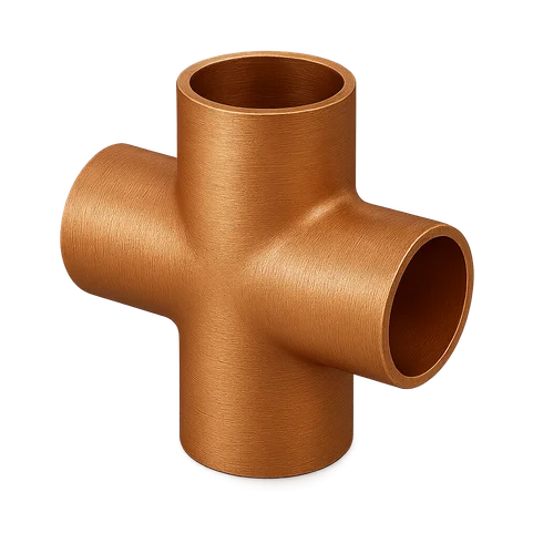 Крестовиная медная под пайку 9 мм М1р ГОСТ 32590-2013